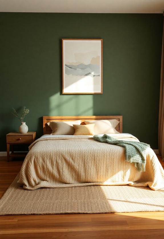 Green Paint Shades: Dusky Green for a Warm and Inviting Space