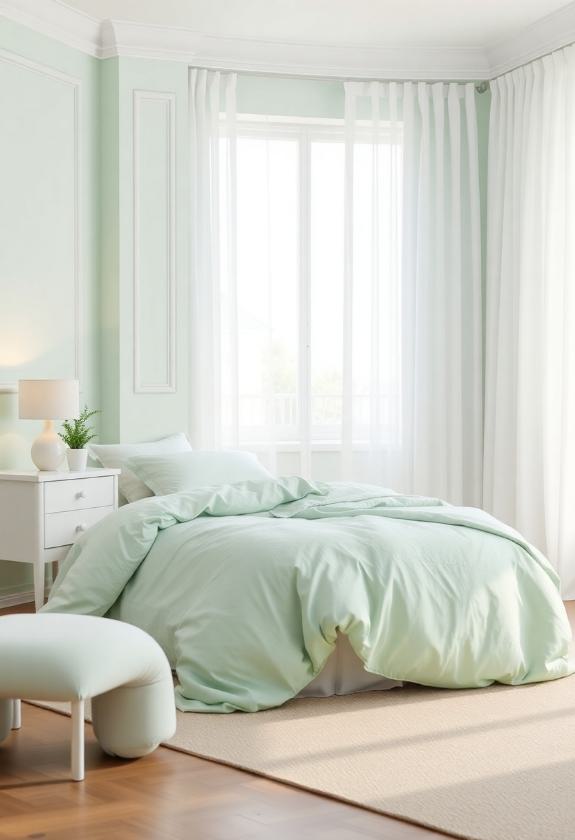 Bedroom Paint Colors  Ideas : Minty Fresh Colors for a Refreshing Sleep