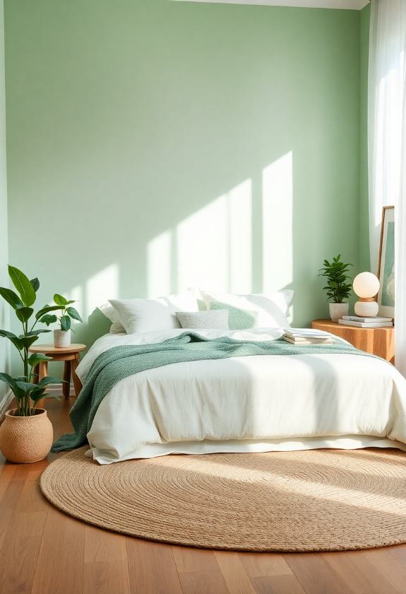 Bedroom Paint Colors: Minty Fresh for a Soothing Atmosphere