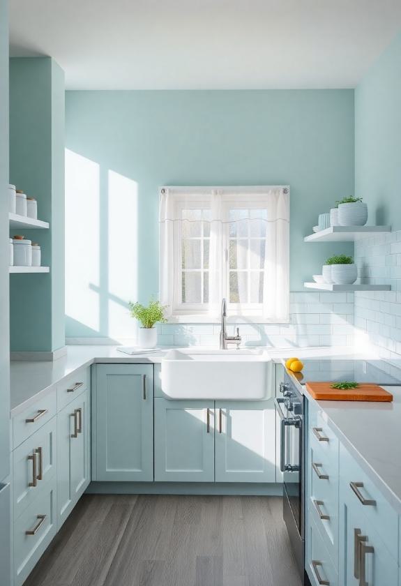 Sherwin Williams Blue Paint Colors: Cool Blue Colors for Kitchens