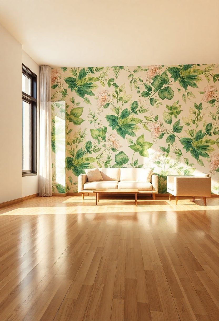 Trendy Wallpaper Ideas: Nature-Inspired Designs for a Calming Atmosphere