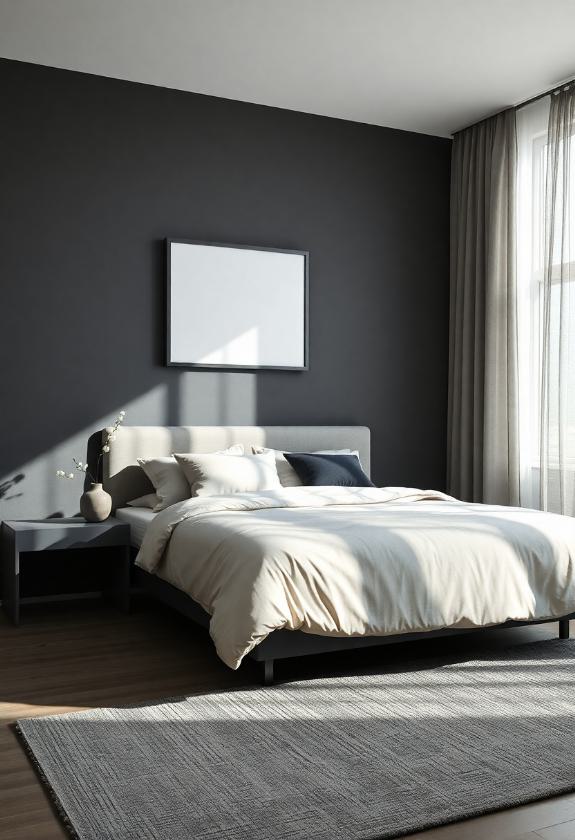 Bedroom Paint Color Ideas : Rich Gray Shades for a Modern Sanctuary