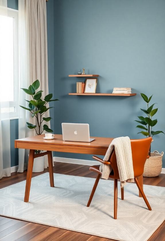 Dusty Blue Paint Ideas: Incorporating Dusty Blue Into Your Home Office Design