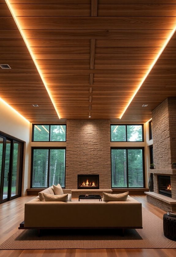 Wooden Ceiling Design Ideas: Wooden Ceiling Plank Designs