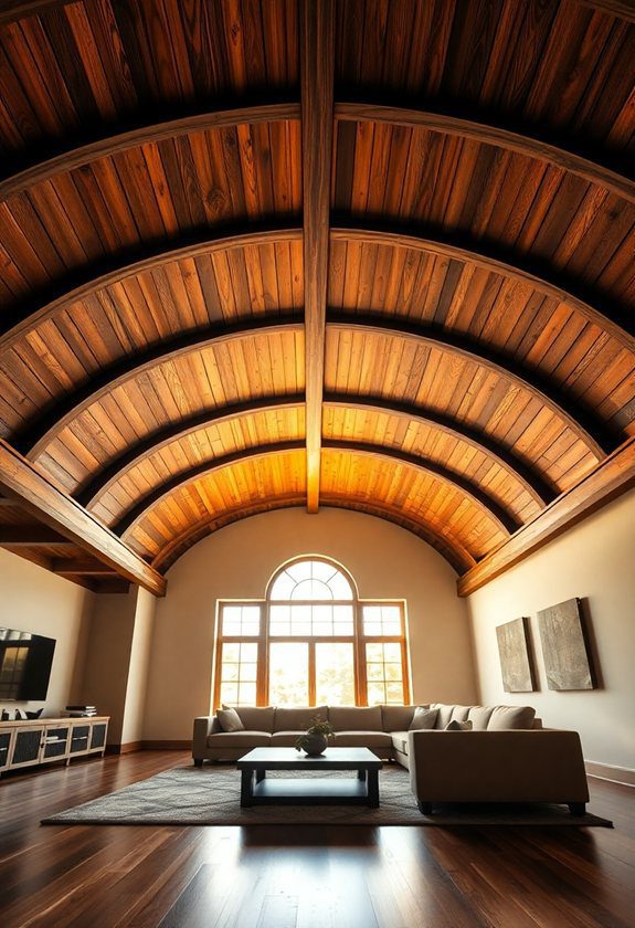 Wooden Ceiling Design Ideas: Wooden Barrel Vault Ceiling Ideas