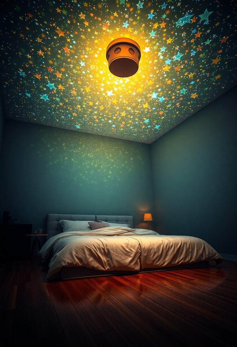 Cute DIY Room Decor Ideas: Twinkling Starry Night Light Projektor