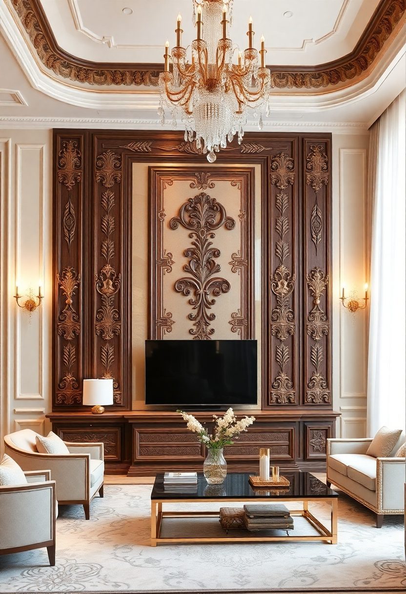 Luxury Wall Panelling Ideas: Vintage-Inspired Wall Moulding