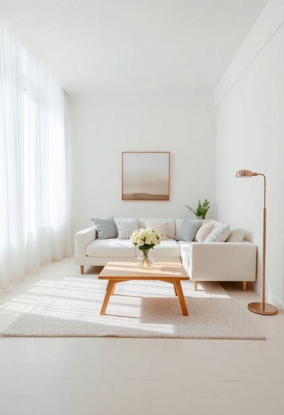 Paint Colors for Small Spaces Ideas: Off-White for a Clean and Airy Atmosphere