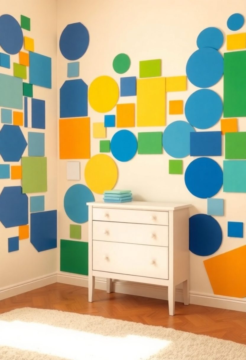 Kid's Room Decor Ideas for Crayon Day: Paint Swatch Decor