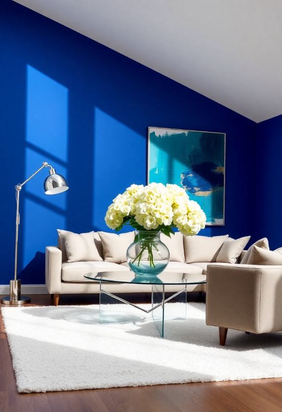 Blue Paint Colors Ideas: Vibrant Blue Statements