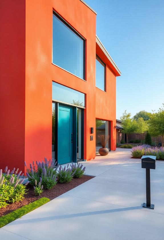 Exterior Paint Colors: Daring To Be Different With Coral Hues