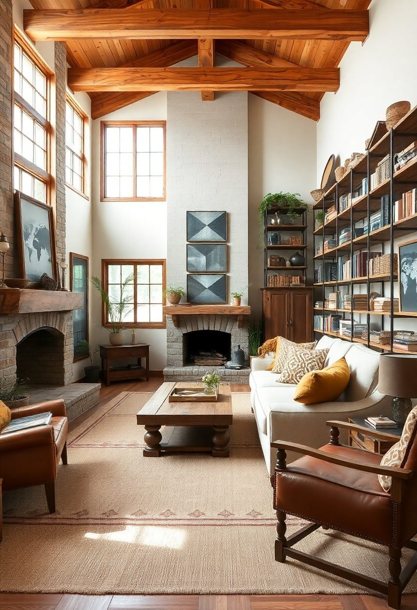 Nancy Meyers Interior Inspirational  Ideas: Rustic Chic Living Room Ideas