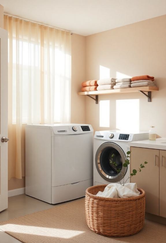 Laundry Room Paint Colors: Warm Beige Sanctuary