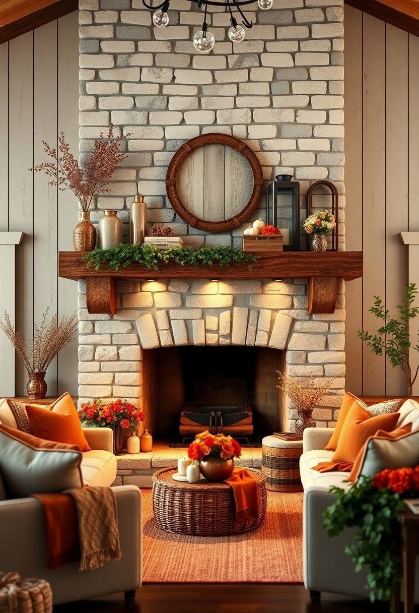 Farmhouse Mantle Decor Ideas: Warm and Inviting Mantle Color Schemes