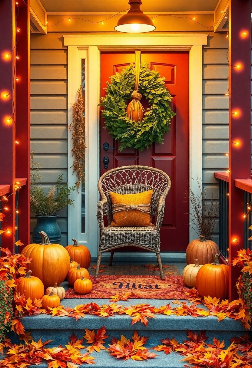 Small Front Porch Decorating Ideas: Creating a Warm Welcome With Seasonal Decor