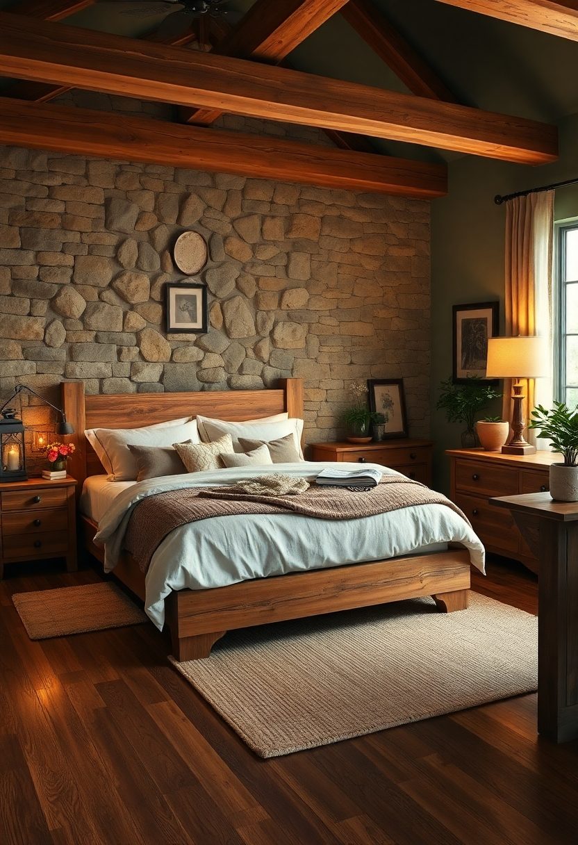 Unique Bedroom Ideas: Rustic Charm Bedrooms