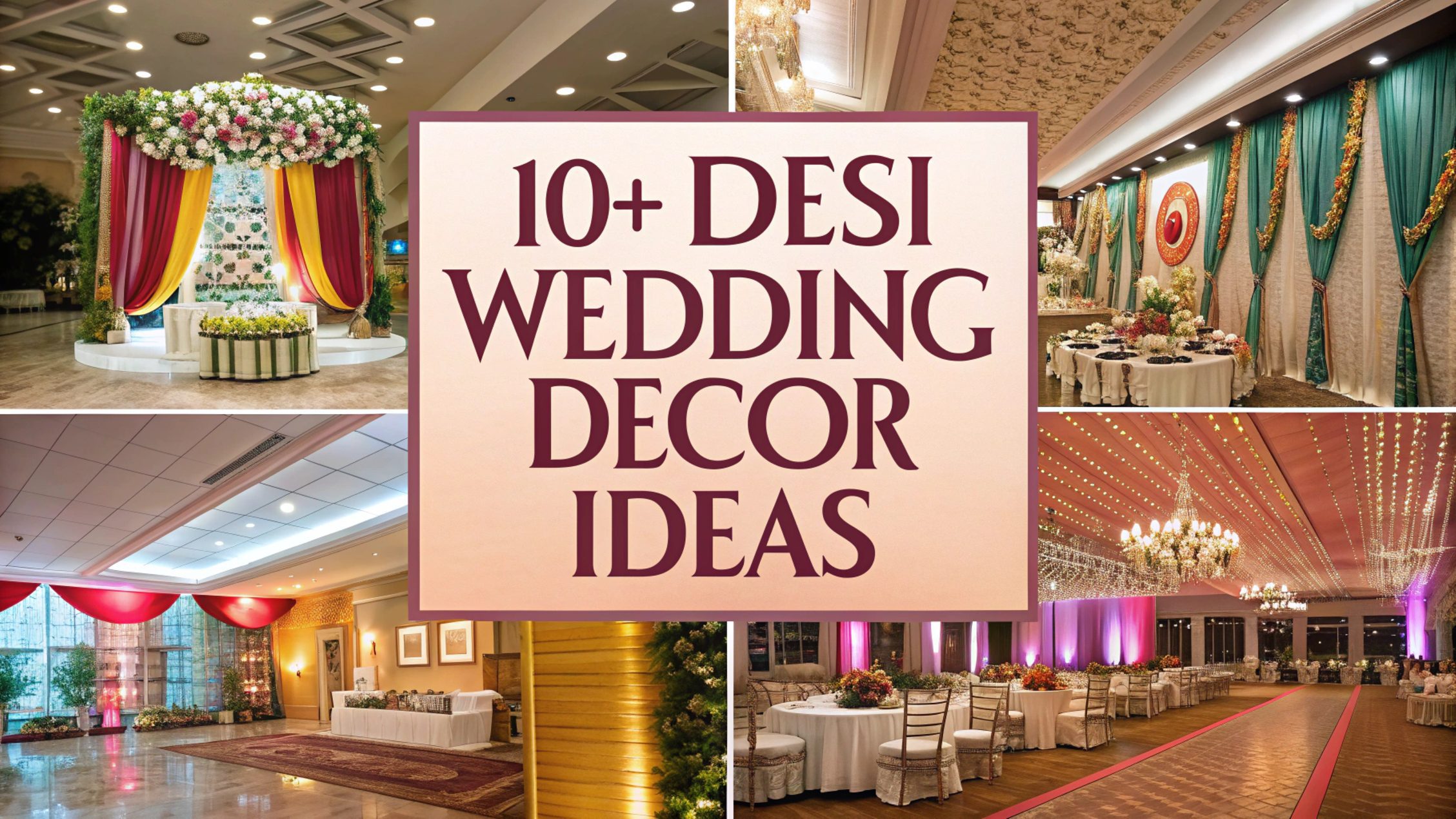 Desi Wedding Decor Ideas