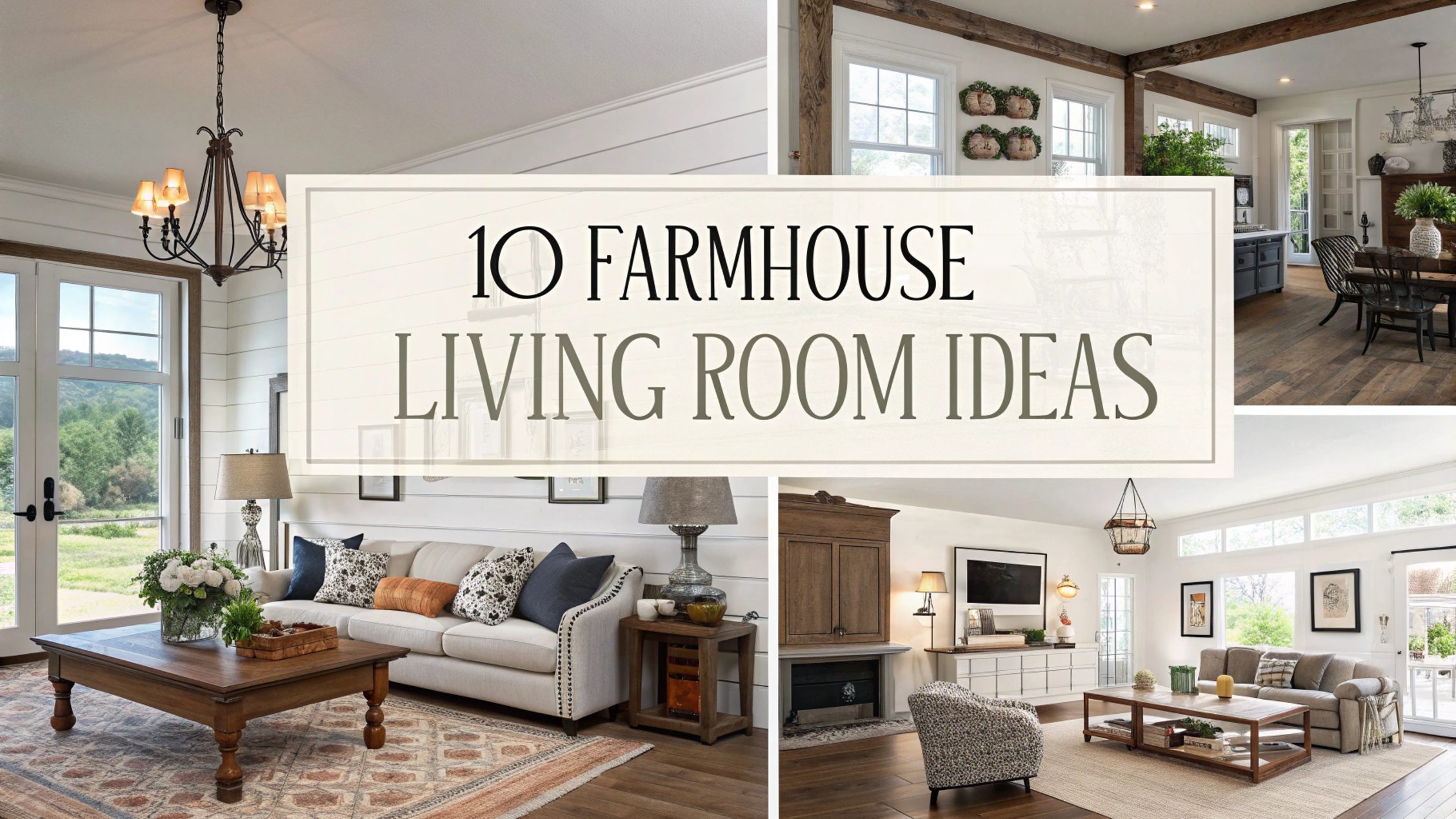 Farmhouse Living Room Ideas