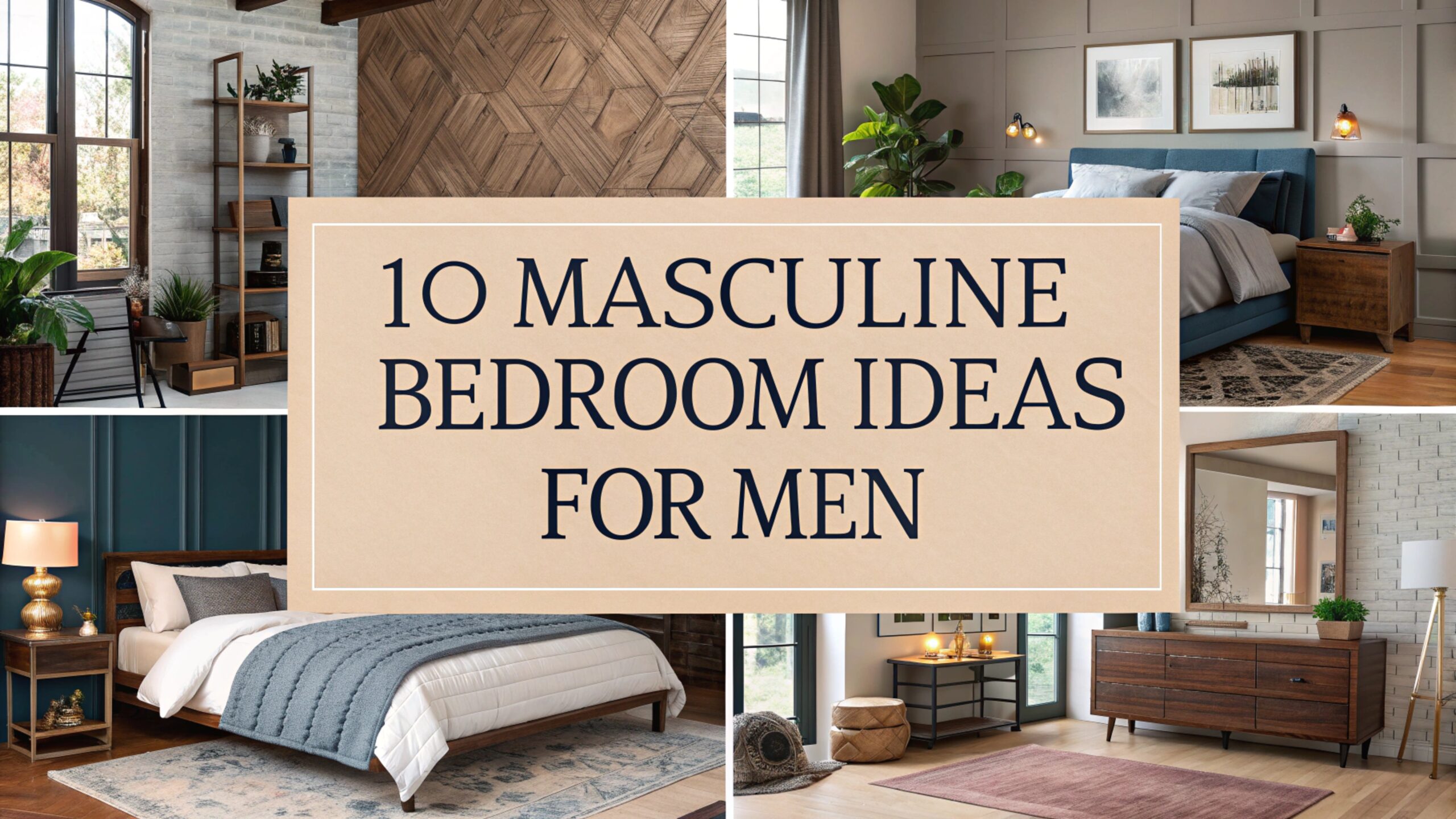 Masculine Bedroom Ideas for Men
