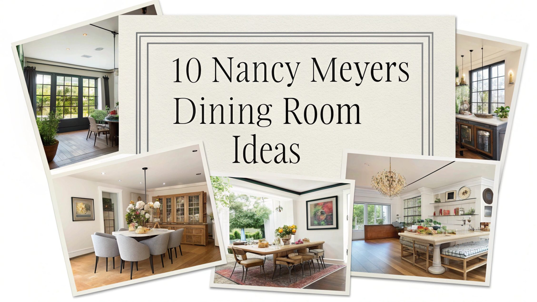 Nancy Meyers Dining Room Ideas