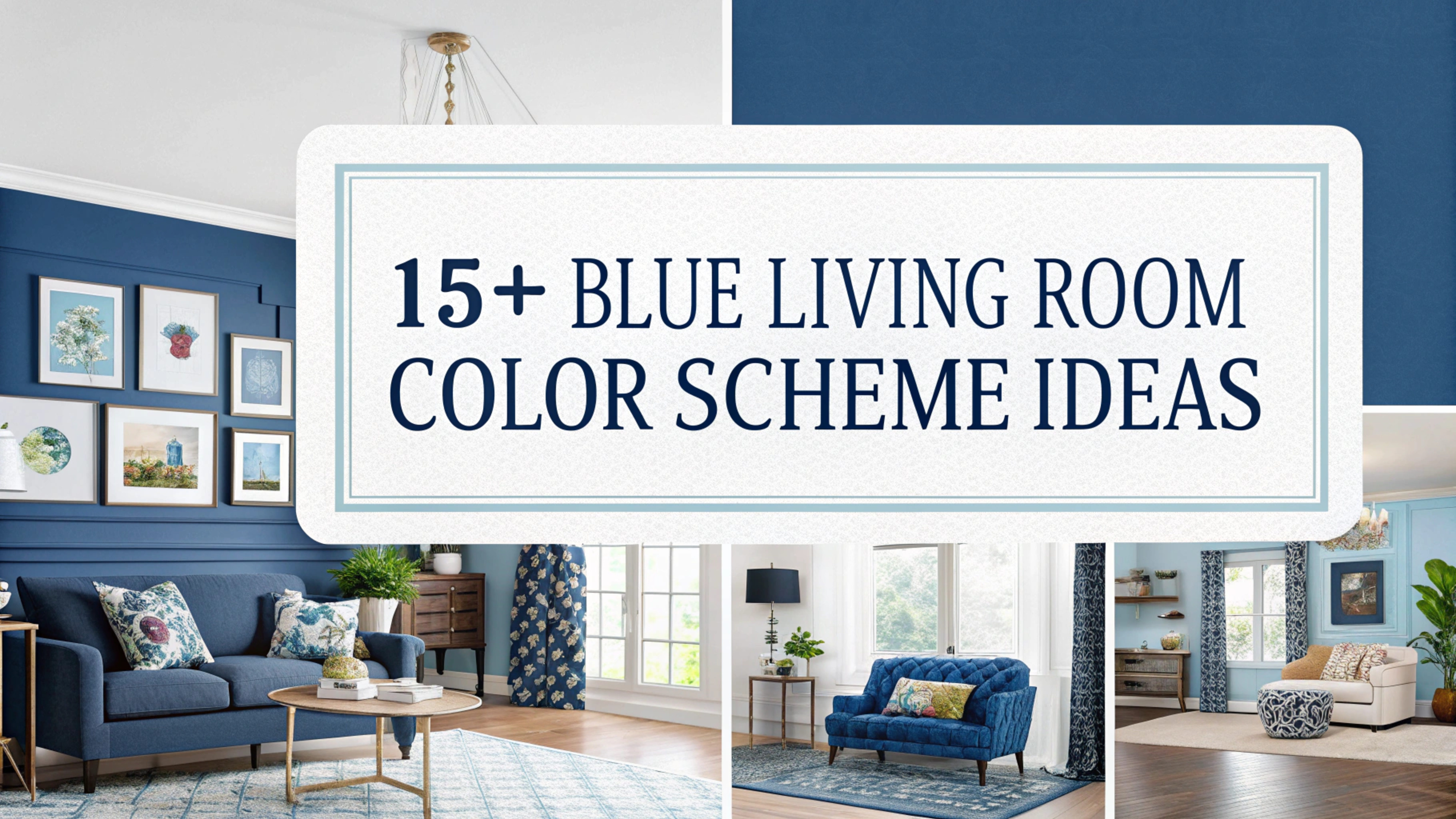 Blue Living Room Color Scheme Ideas