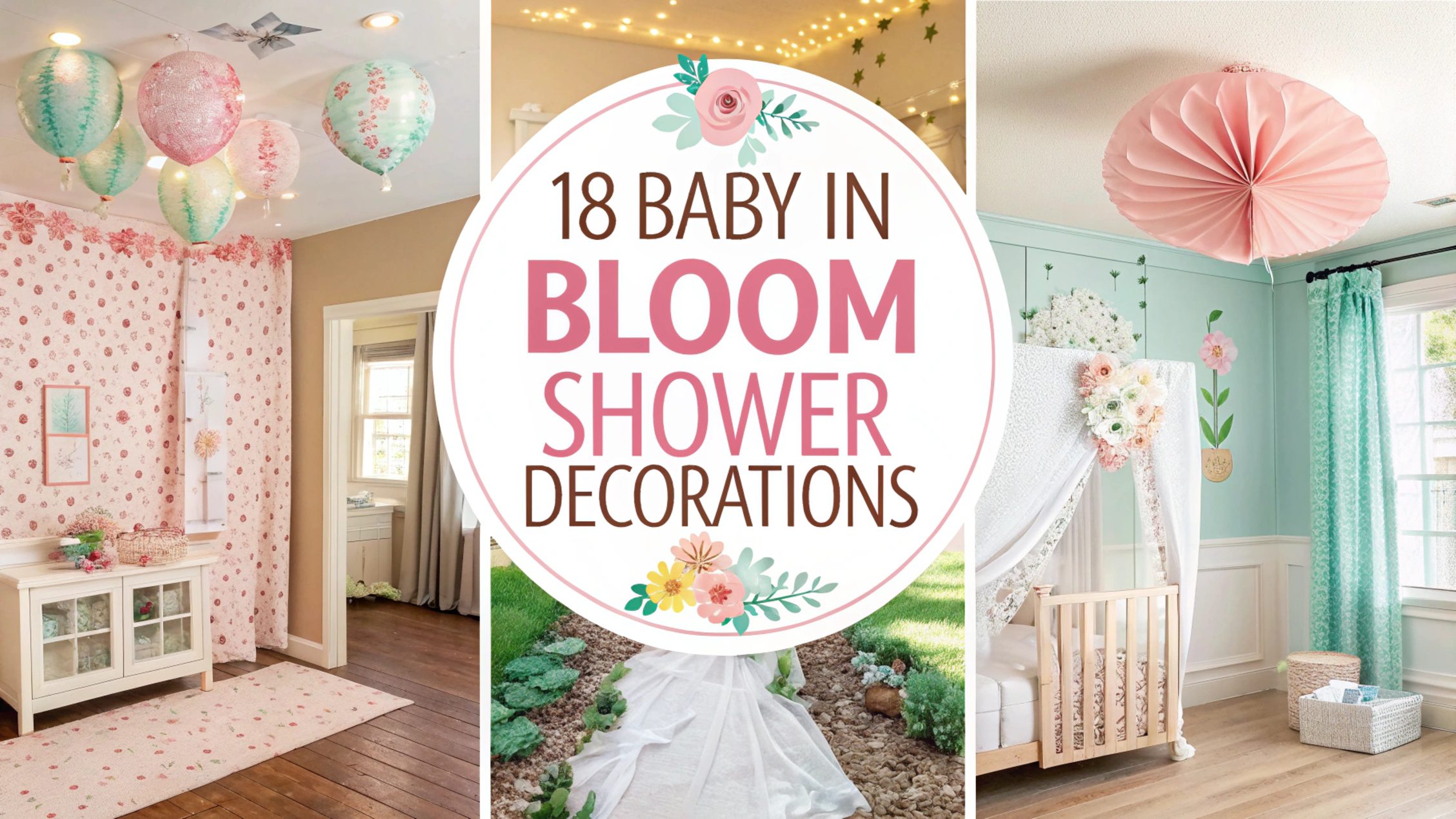 Baby in Bloom Shower Decorations