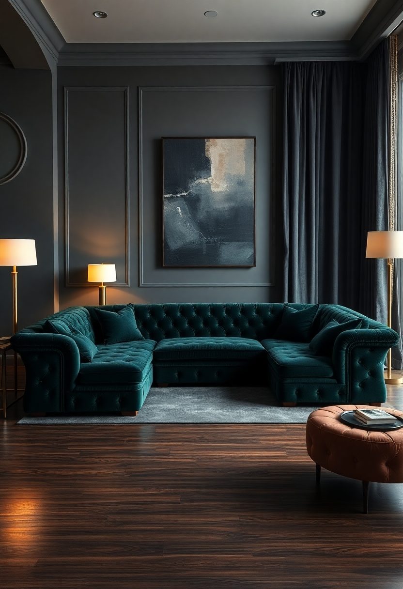 Dark Luxury Aesthetic Ideas: The Power of Velvet in Dark Luxury Decor