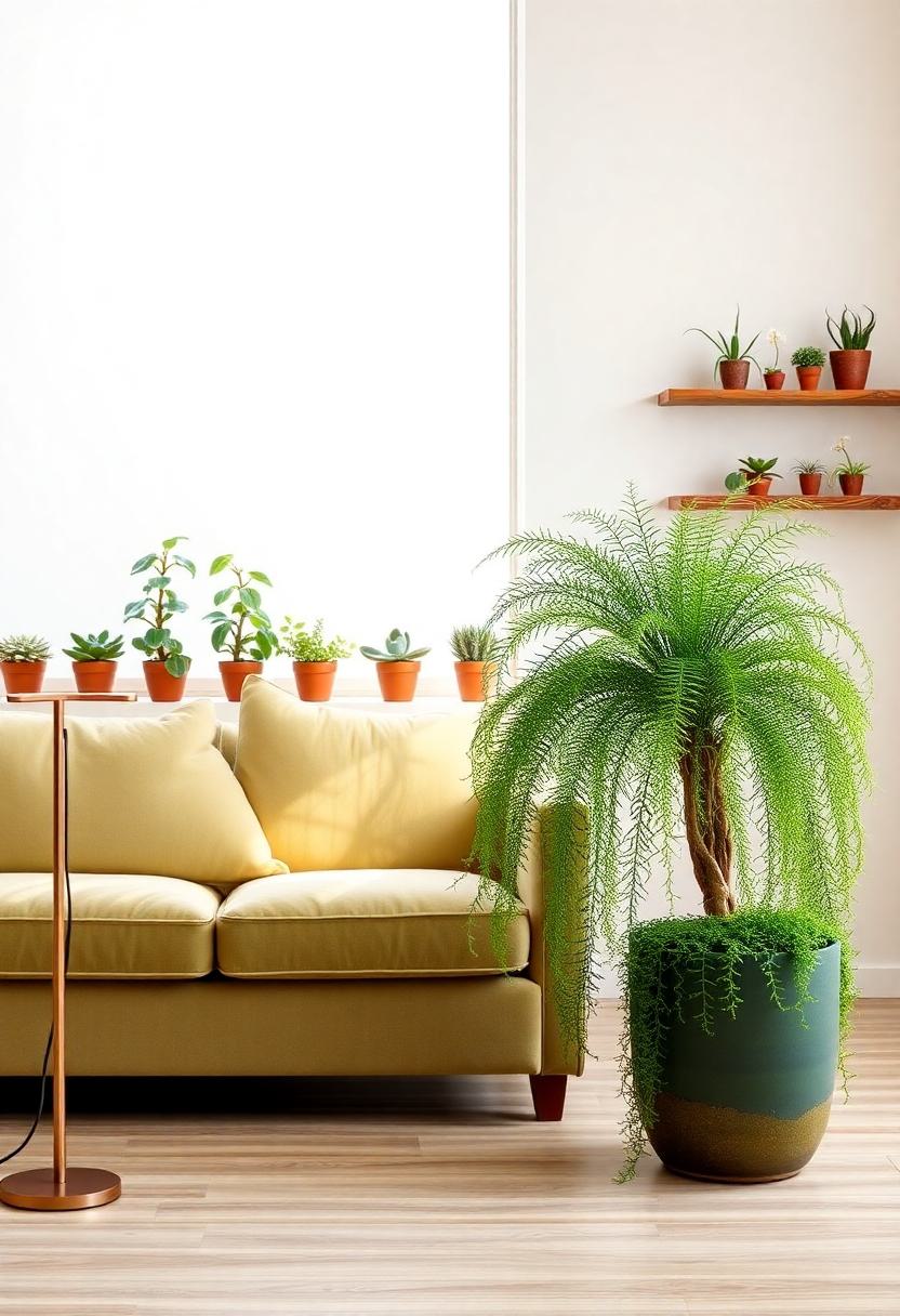 Green Home Decor Ideas for St. Patrick's Day: Bring in Potted Plants