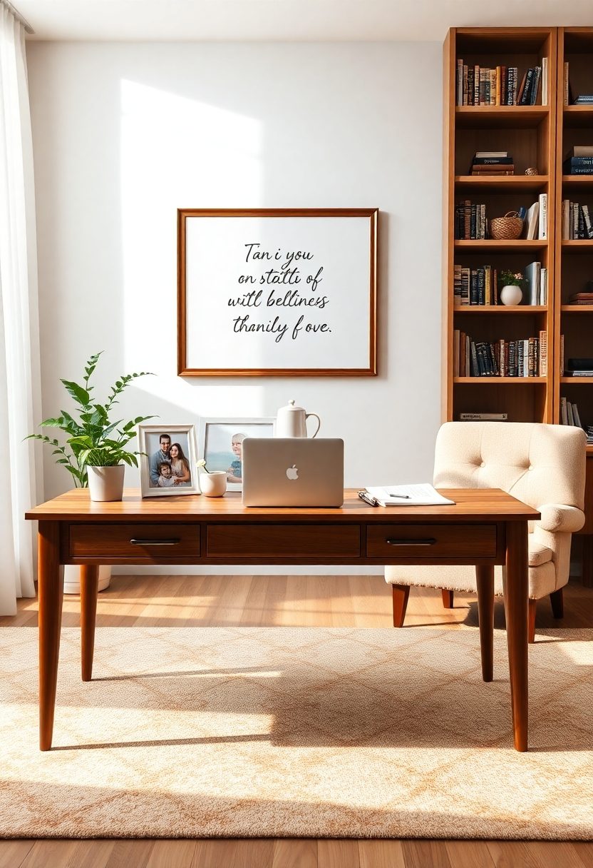 Home Office Ideas for Working Moms Day: Personalizing Your Office With Photos and Mementos