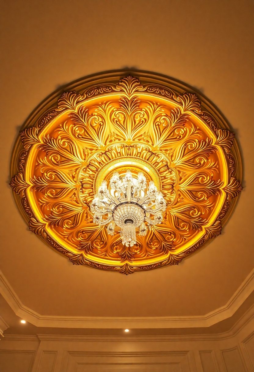 Luxury Ceiling Design Ideas: Ornaments and Medallions for Ceilings