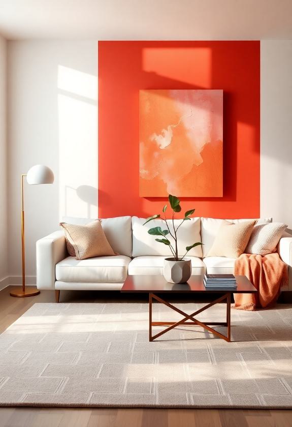 Stunning Paint Color Ideas: Vibrant Coral Red