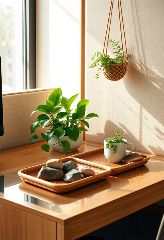 Office Cubicle Aesthetic Ideas: Nature Inspired