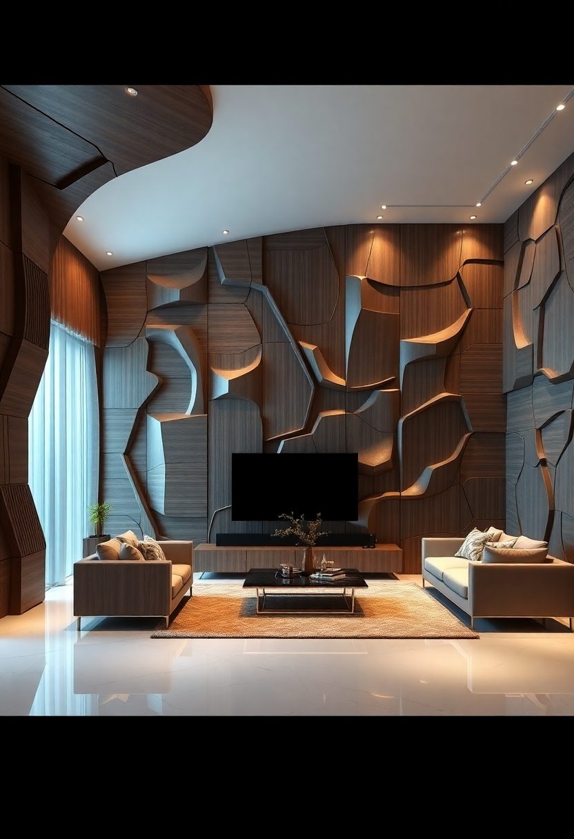 Luxury Wall Panelling Ideas: Innovative 3D Wall Panelling Designs