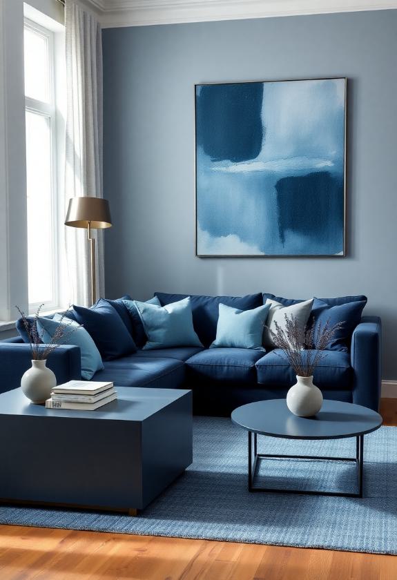 Dusty Blue Paint Ideas: Creating a Monochromatic Scheme With Different Dusty Blue Shades