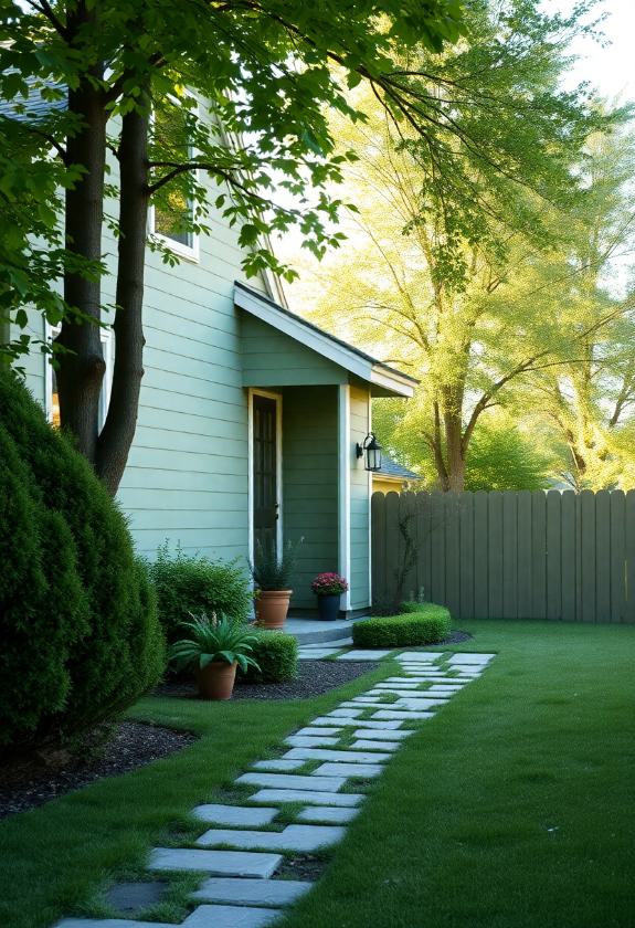 Outside House Paint Color Ideas: Green Exterior Paint Colors For A Natural Look