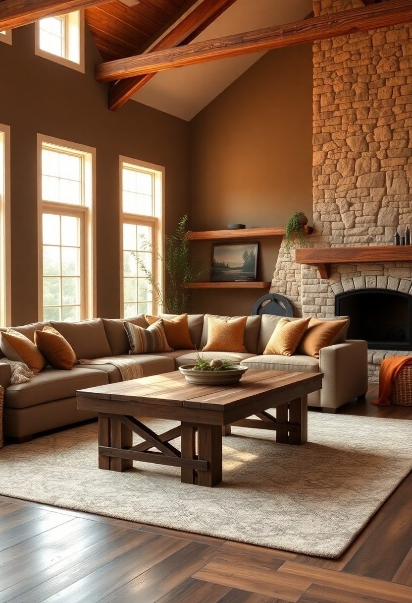 Farmhouse Living Room Paint Colors Ideas: Taupe To Add Depth And Dimension