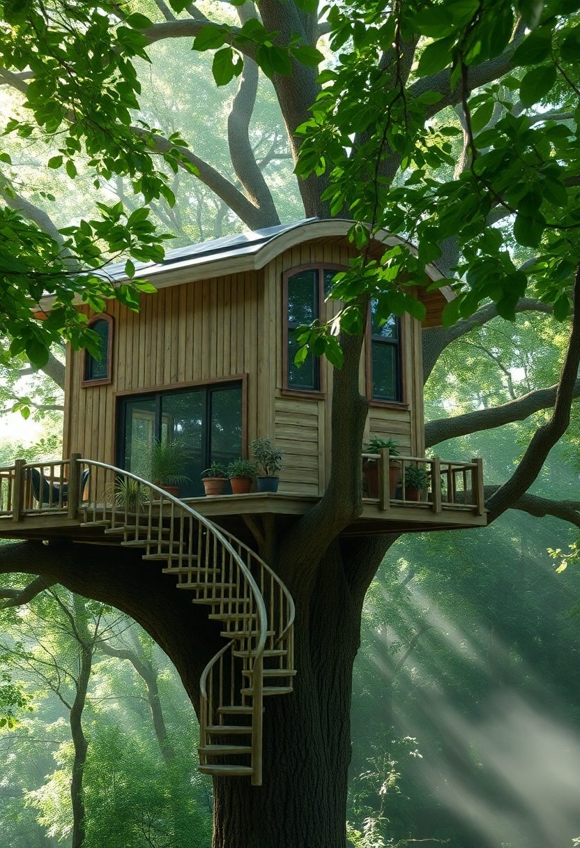 Cool House Ideas: Sustainable Treehouse Designs