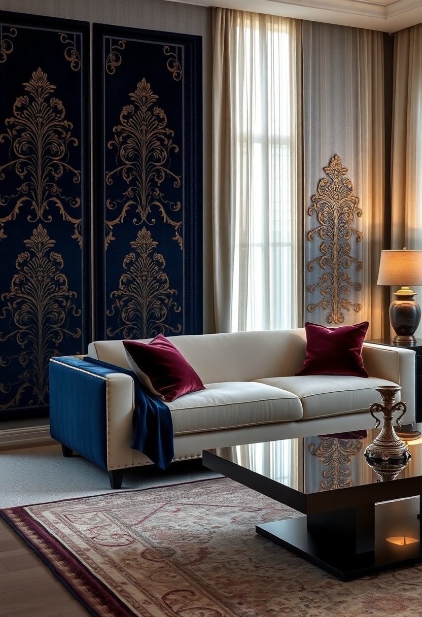 Luxury Wall Panelling Ideas: Luxurious Fabric Wall Treatments