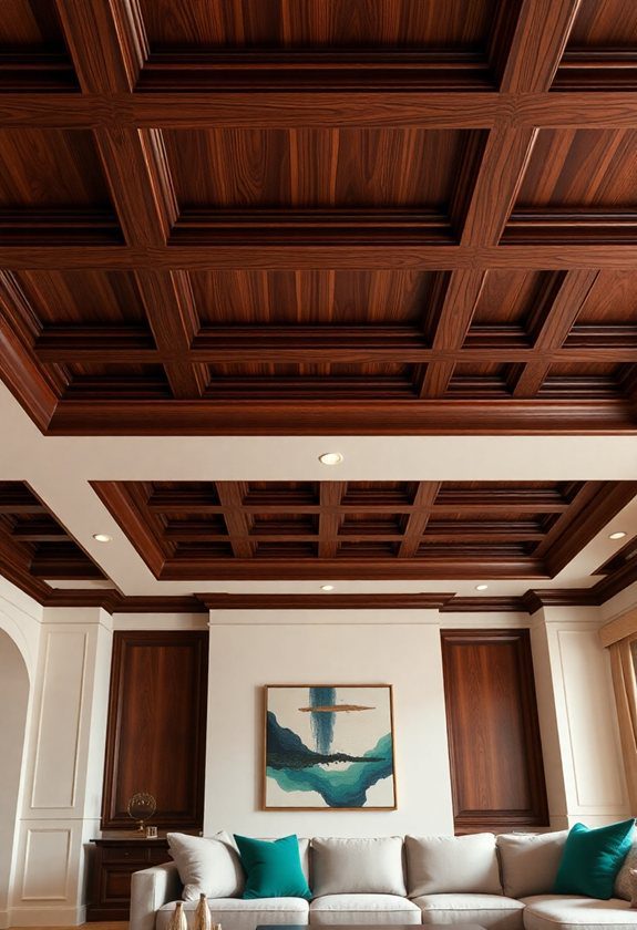 Wooden Ceiling Design Ideas: Wooden Coffered Ceiling Inspiration