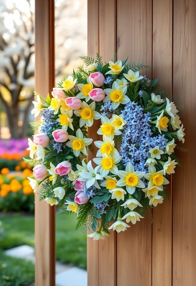 Easter Wreath Ideas: Seasonal Flower Wreath Arrangements