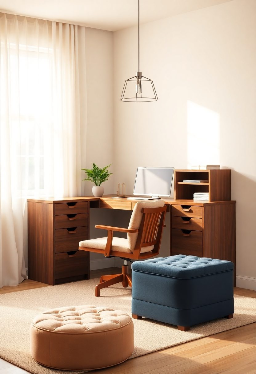 Home Office Ideas for Working Moms Day: Maximizing Space With Multifunctional Furniture