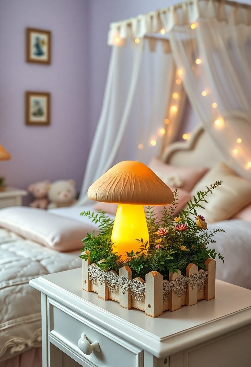 DIY Girls Room Decor Ideas: Magical Mushroom Nightlight