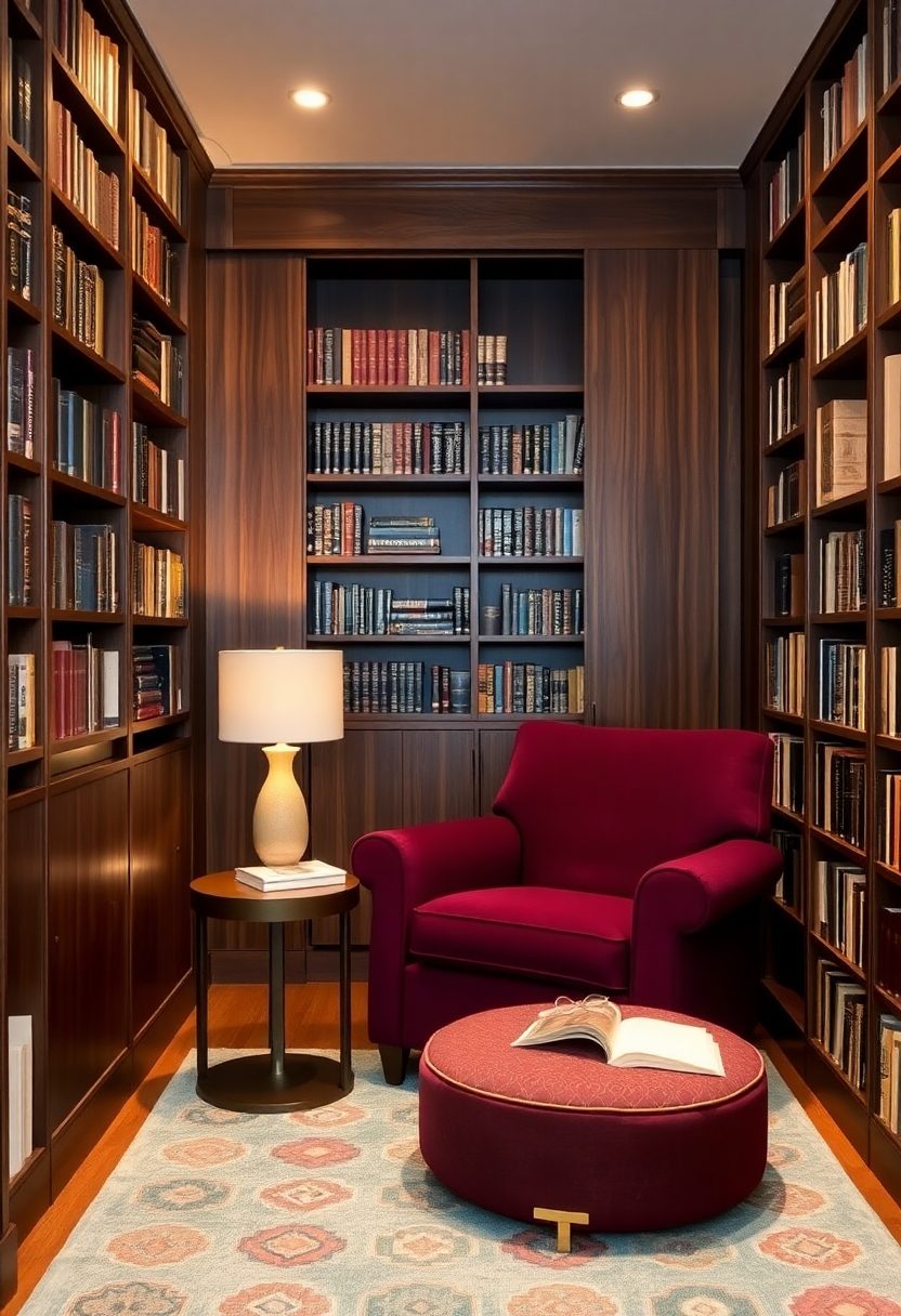 DIY Library Wall Ideas: Secret Book Nook Idea