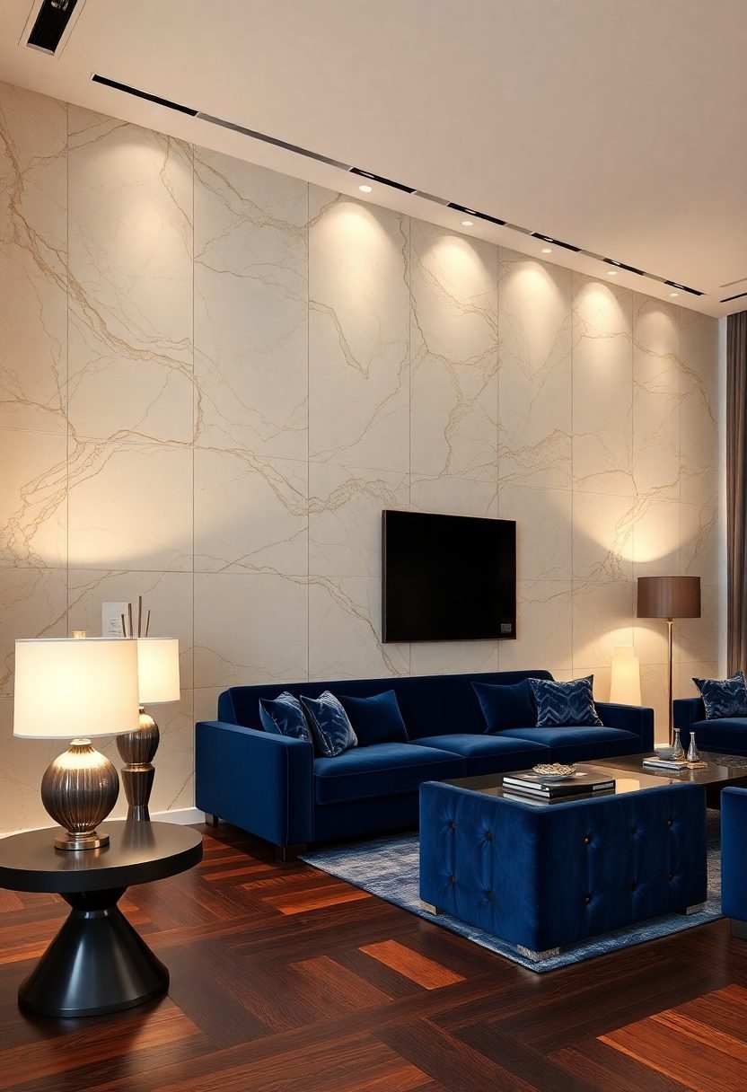 Luxury Wall Panelling Ideas: Sophisticated Stone Veneer Panelling