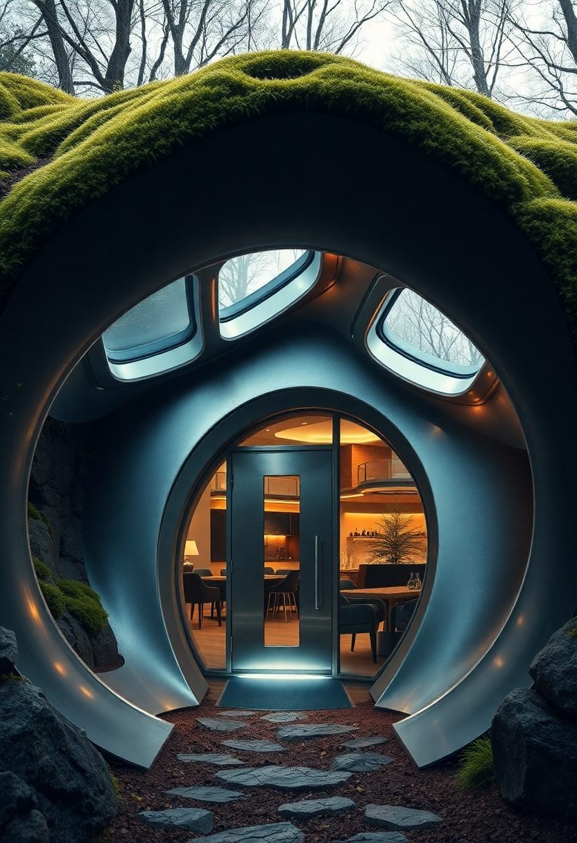 Cool House Ideas: Futuristic Underground Homes