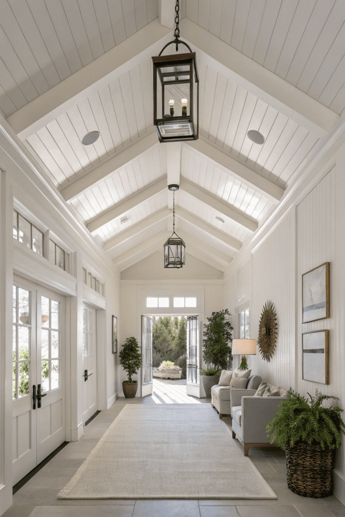 Benjamin Moore White Dove Ideas: 2. Transform Your Ceiling into a Light-Filled Haven