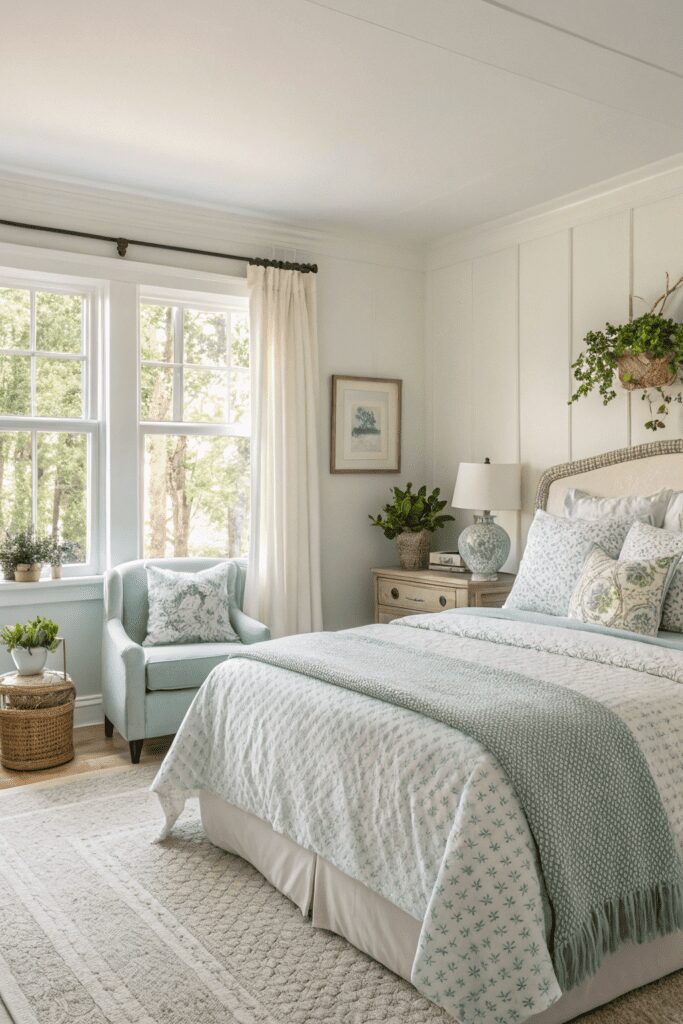10+ Transform Your Space with Chantilly Lace Paint Ideas! 1 Benjamin Moore Chantilly Lace Ideas: 1. Create a Serene Bedroom Sanctuary