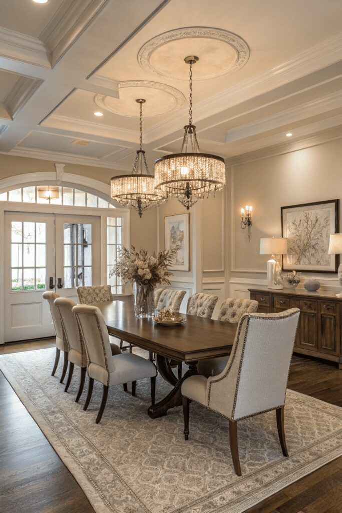20+ Pale Oak by Benjamin Moore: Your New Paint Color Ideas! 7 Benjamin Moore Pale Oak Ideas: 7. Add Subtle Sophistication to a Dining Room