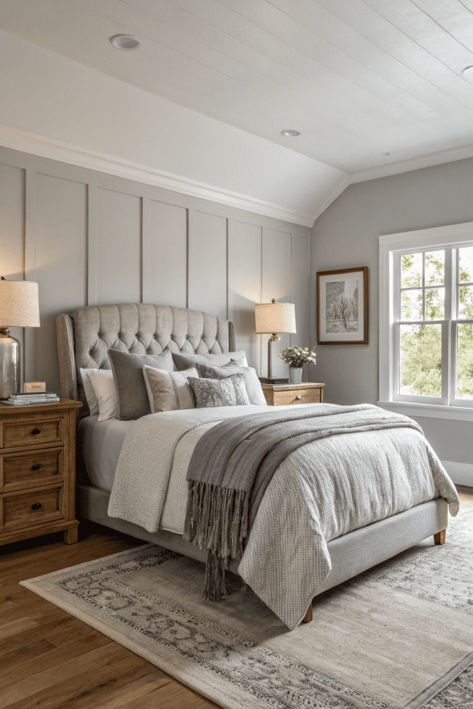 Sherwin Williams Agreeable Gray Ideas: 2. Cozy Neutral Bedroom Sanctuary