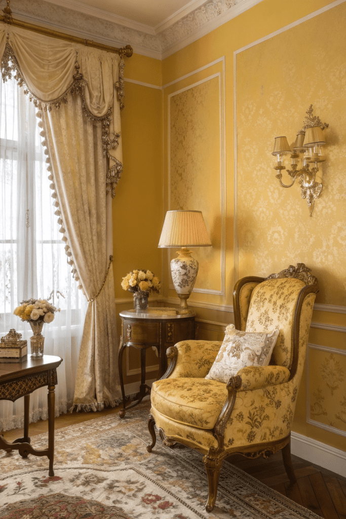 Vintage Vogue Benjamin Moore Ideas: 9. Goldenrod for Vintage Opulence